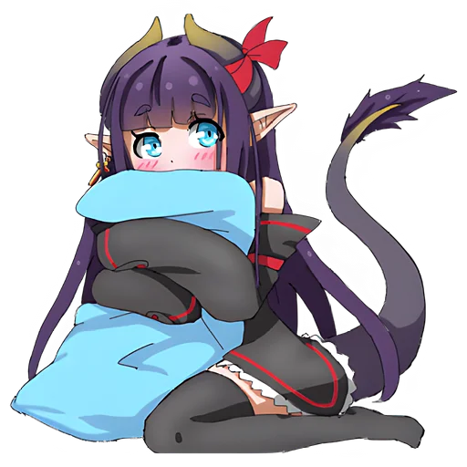 Эмодзи Дракоша Мина