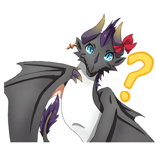 Эмодзи Дракоша Мина