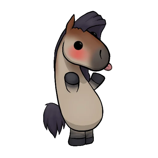 Эмодзи Draft Horse Plushie