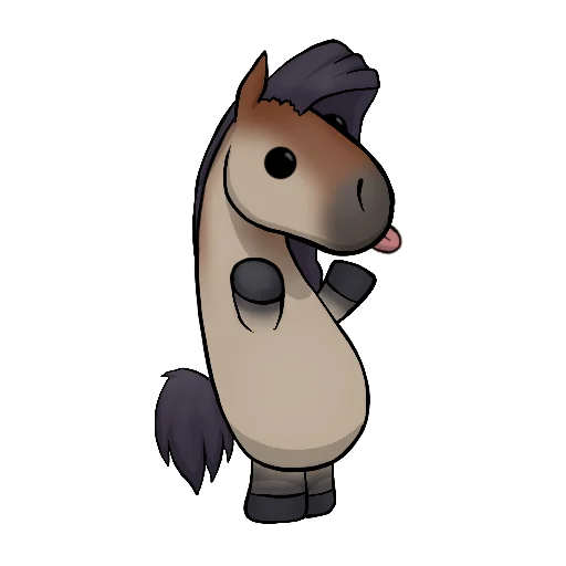 Эмодзи Draft Horse Plushie