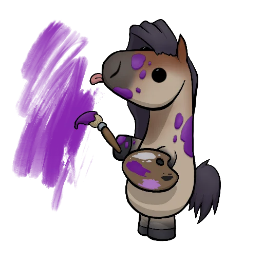 Эмодзи Draft Horse Plushie