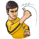 Эмодзи Bruce Lee