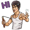 Эмодзи Bruce Lee