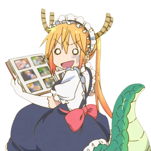 Эмодзи Maid Dragon