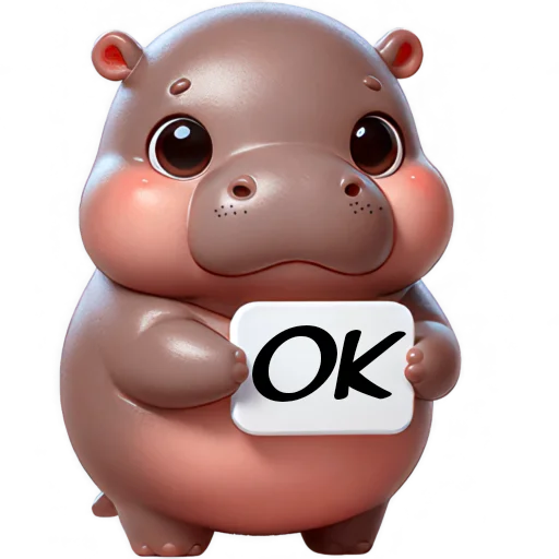 Эмодзи Парный бегемотик