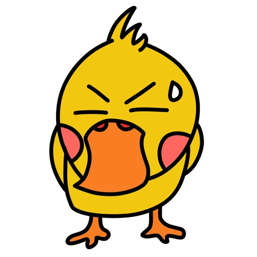 Эмодзи Duck from China