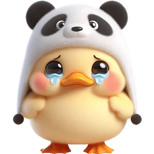Эмодзи Панда утка