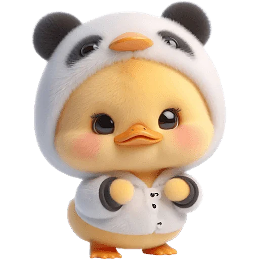 Эмодзи Панда утка