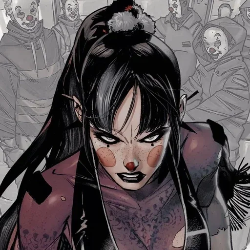 Эмодзи Джокер и Харли Квин