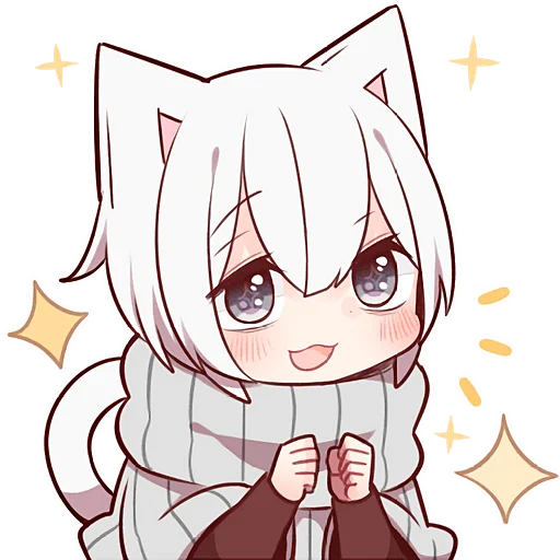 Эмодзи Усталый котенок