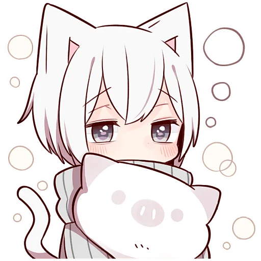 Эмодзи Усталый котенок