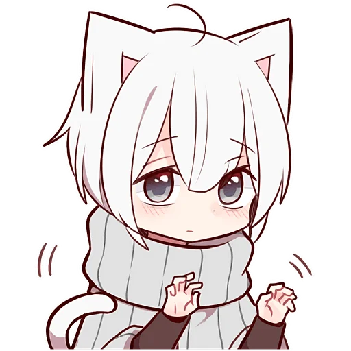 Эмодзи Усталый котенок