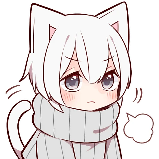 Эмодзи Усталый котенок