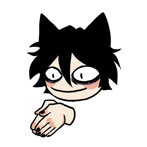 Эмодзи Edgy catboy