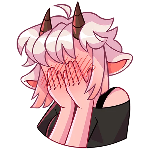 Эмодзи Эйко без надписей