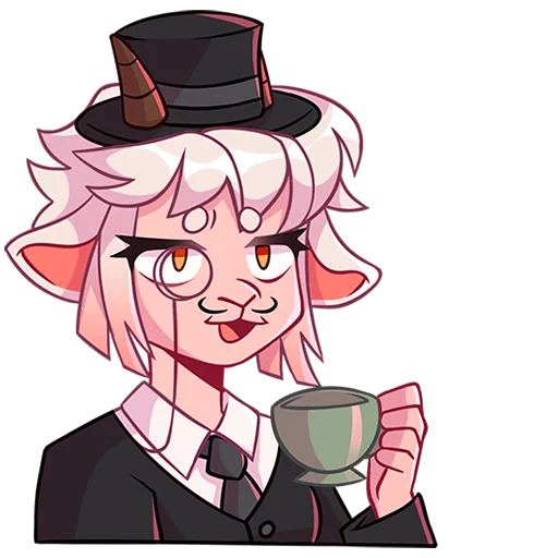 Эмодзи Эйко без надписей