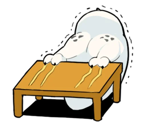 Эмодзи Energetic Snowy Owls