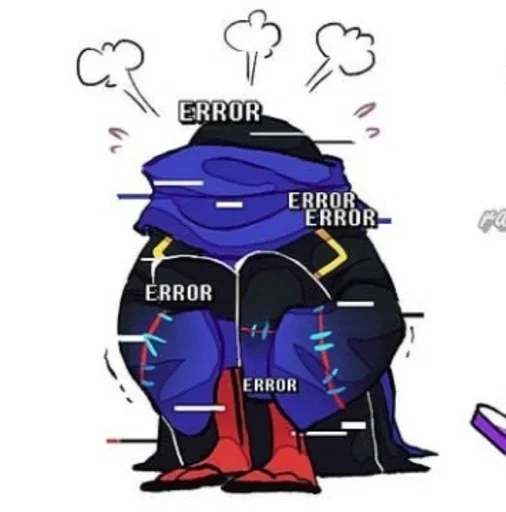 Эмодзи Error sans / undertale