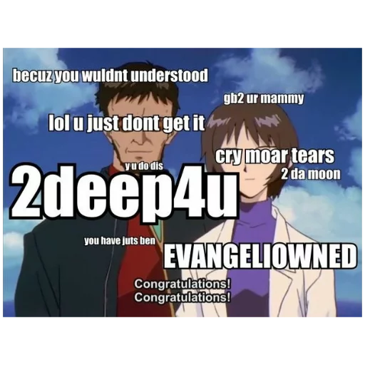 Эмодзи Evangaylion and memes
