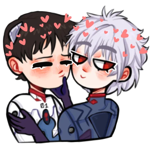 Эмодзи Evangelion [by roritozokaru]