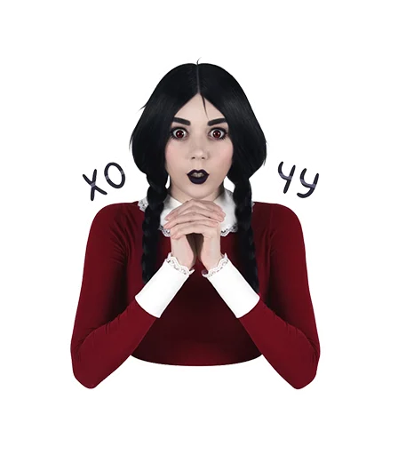 Эмодзи Эвелина Косплей