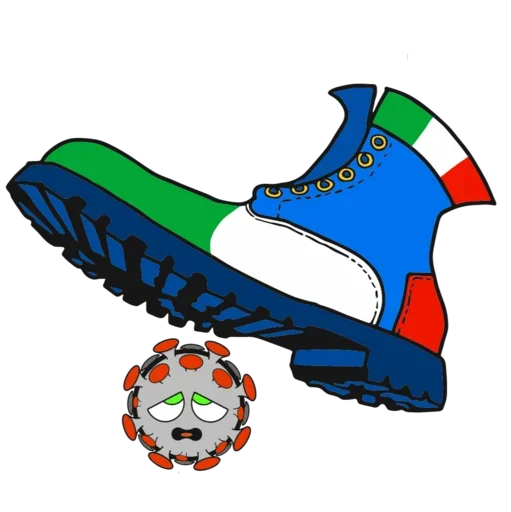 Эмодзи Злая Коронавирусная бактерия