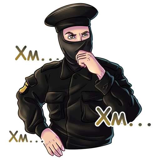 Эмодзи ФСБшники Полковник