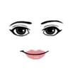 Эмодзи Face roblox