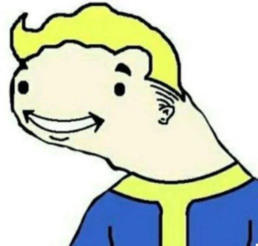 Эмодзи Fallout Vault Boy