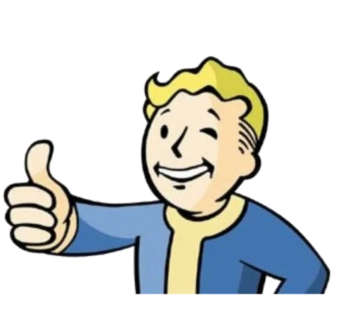 Эмодзи Fallout Vault Boy