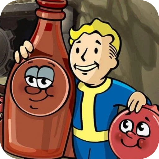 Эмодзи Fallout Vault Boy