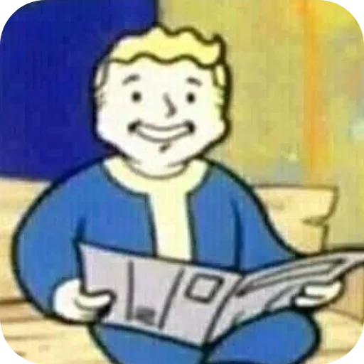 Эмодзи Fallout Vault Boy