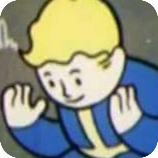 Эмодзи Fallout Vault Boy