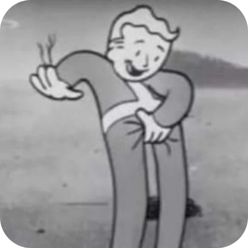 Эмодзи Fallout Vault Boy