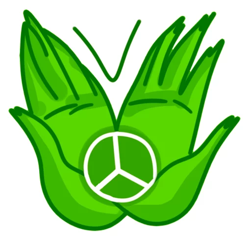 Эмодзи Vegan Stickers by UnstandartArter