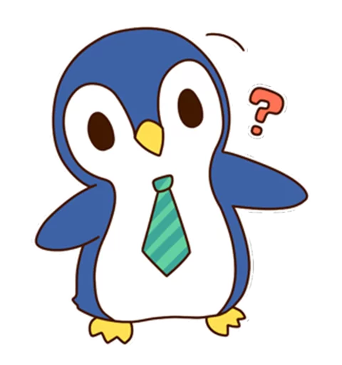 Эмодзи Fashionable penguin
