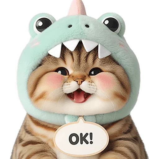 Эмодзи Дино котики
