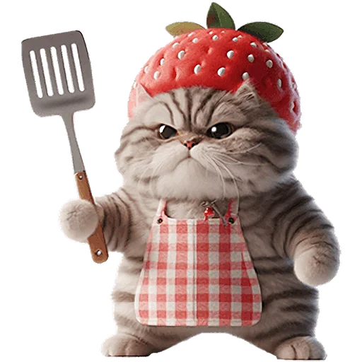 Эмодзи Пушистые клубники