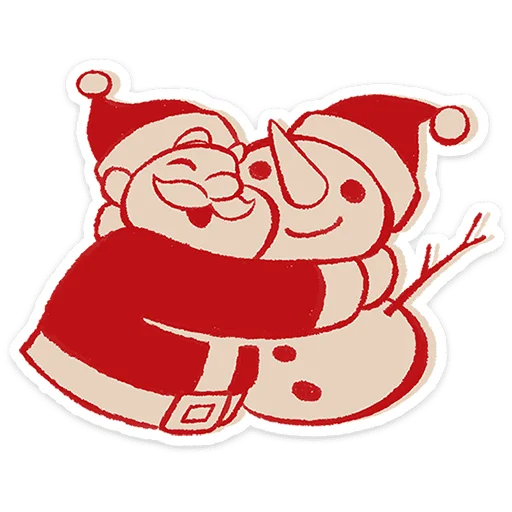 Эмодзи Дедушка Мороз