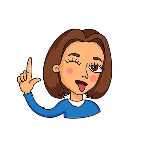 Эмодзи Женский стендап Без Текста