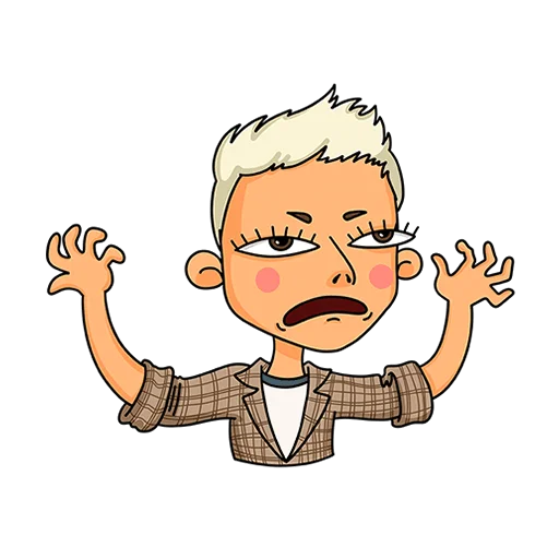 Эмодзи Женский стендап Без Текста