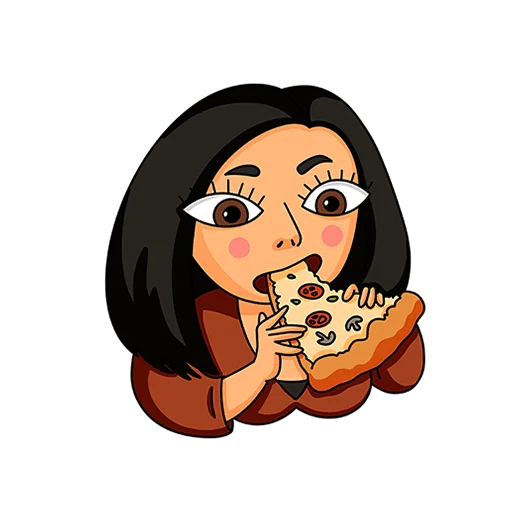 Эмодзи Женский стендап Без Текста