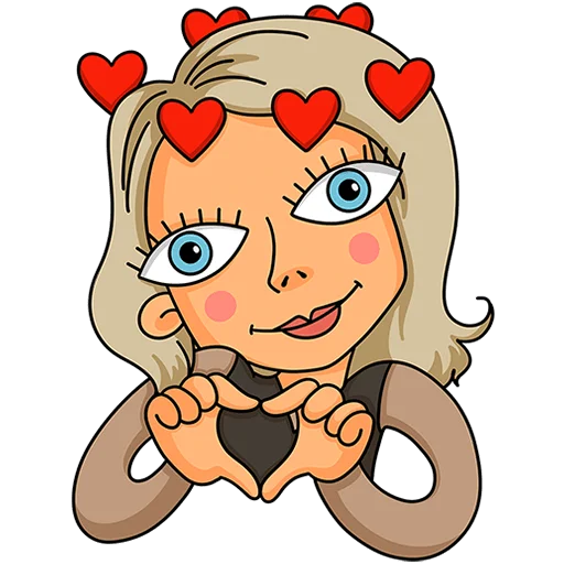 Эмодзи Женский стендап Без Текста