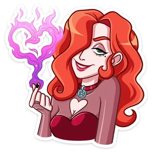 Эмодзи Огненная Лавиния без надписей