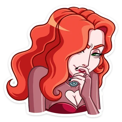 Эмодзи Огненная Лавиния без надписей