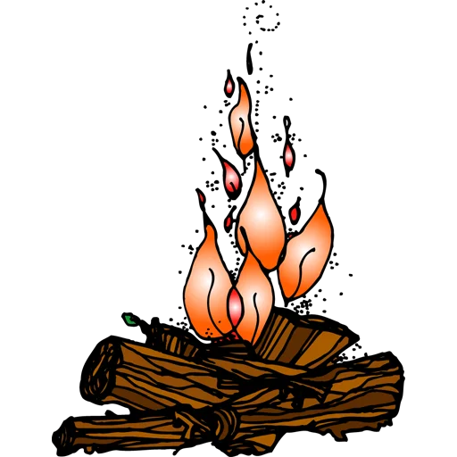 Эмодзи Fire and Flames