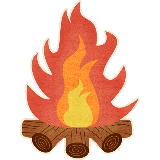 Эмодзи Fire and Flames