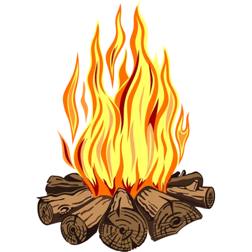 Эмодзи Fire and Flames