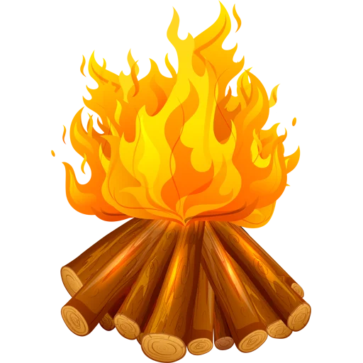 Эмодзи Fire and Flames
