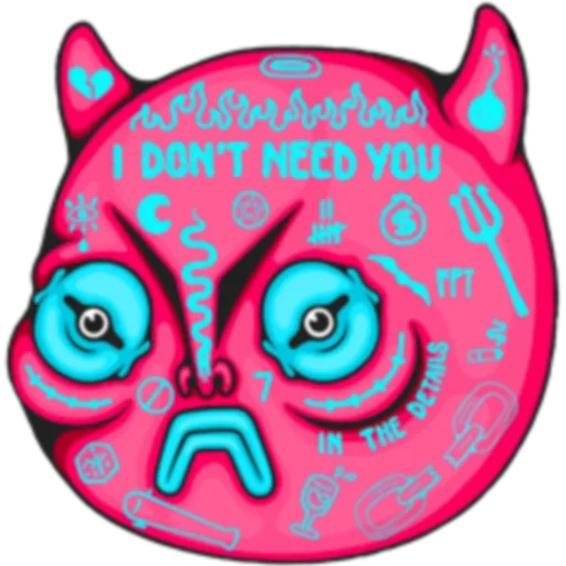 Эмодзи Fistfulofworms